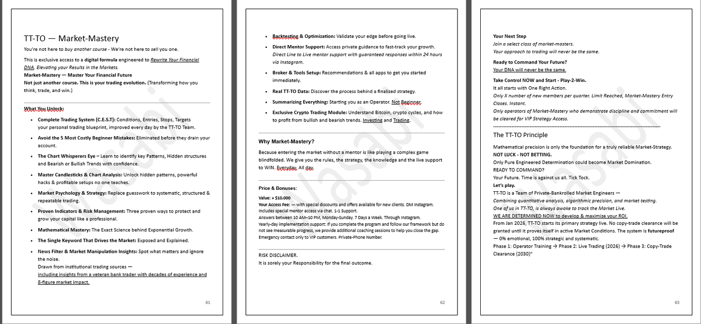 Import, Inside, Information.